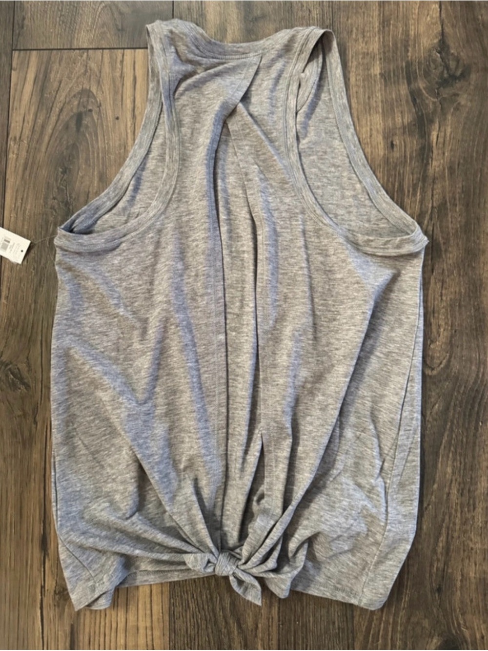GAP Gray Heather Performance Racerback Tank - Picture 2 of 4